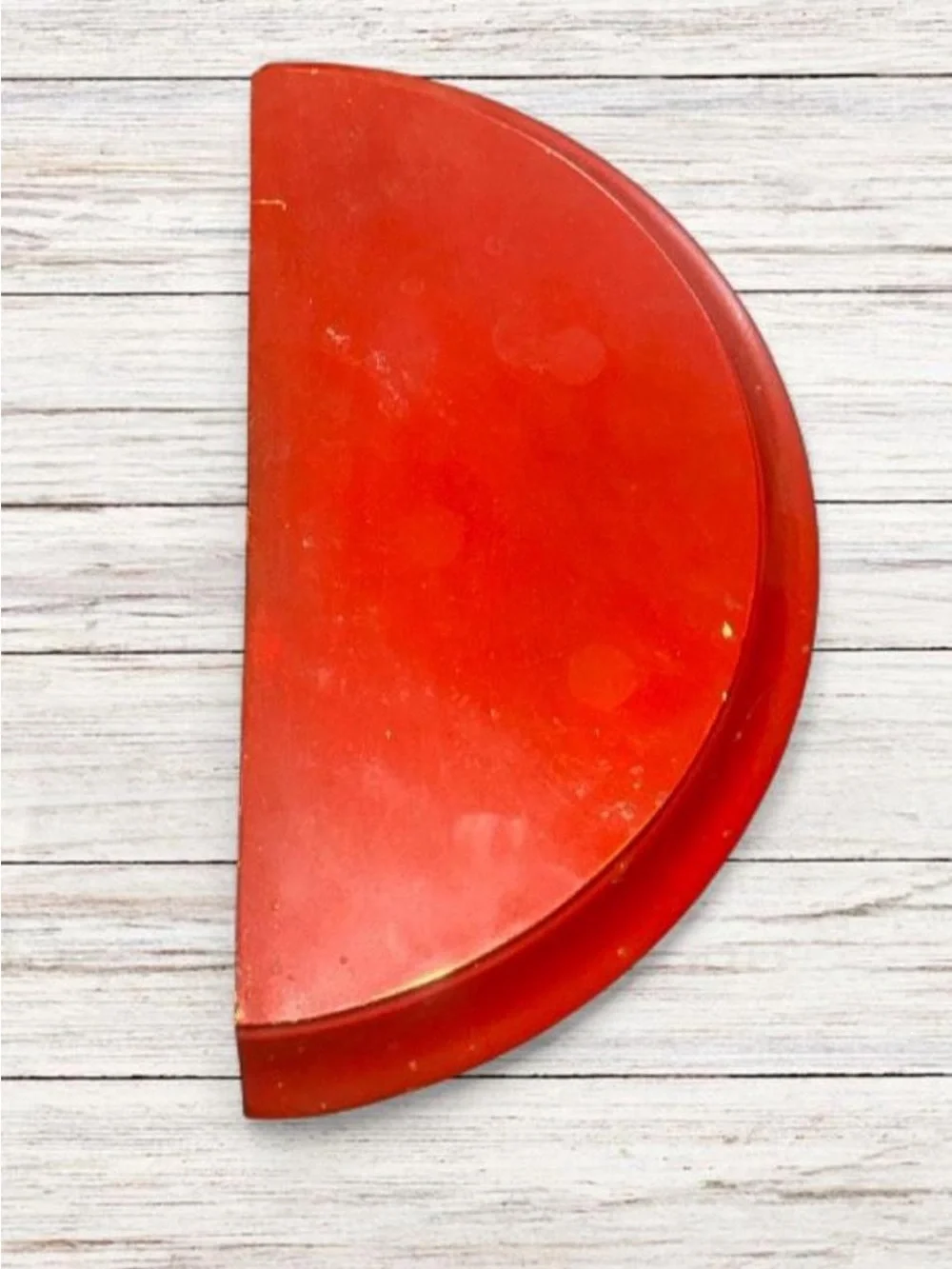 Vintage Red Decorative Wall Shelf